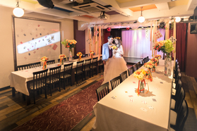 ステージつき 広島でパーティーならココ 結婚式二次会におすすめしたい人気の会場 ぐるなびウエディング