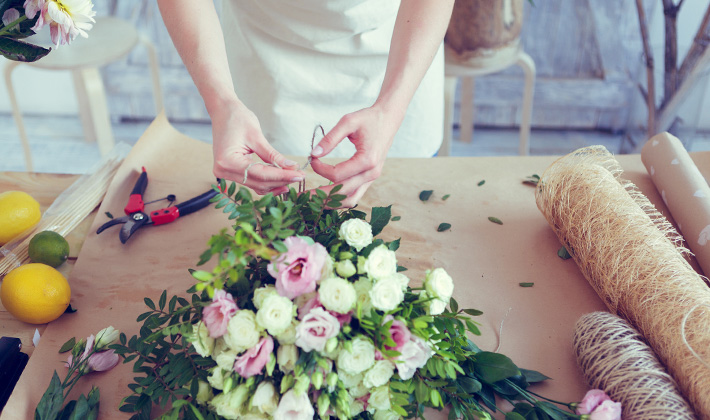 【パターン４】自らフラワーショップで手配して持ち込む